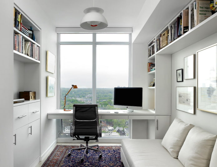 Büro mit Panoramafenstern