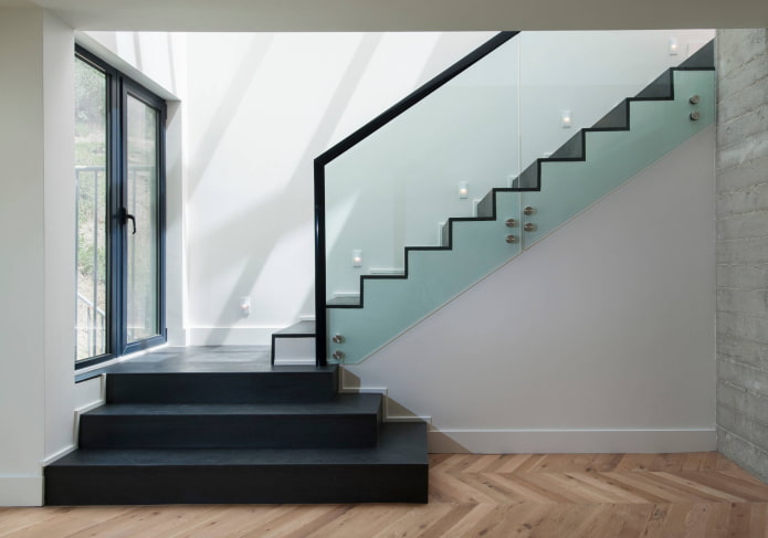 glass for stairs