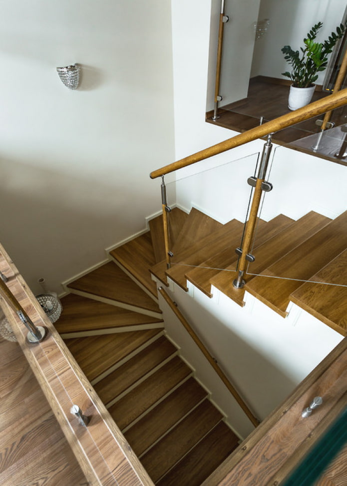 glass railings in the house