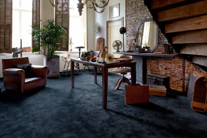 Carpet sa isang modernong interior