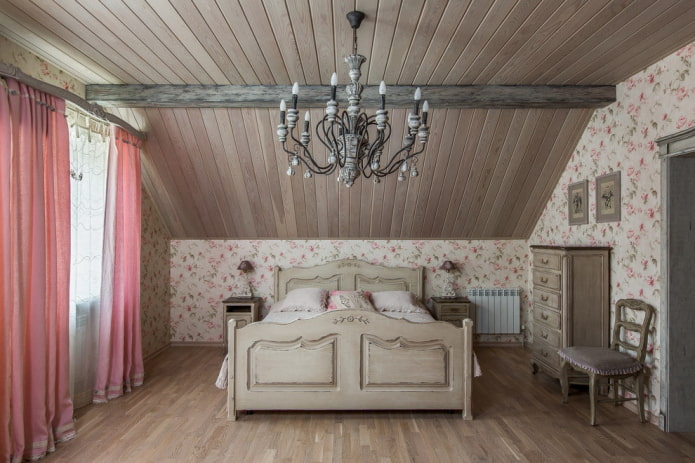 attic wooden ceiling