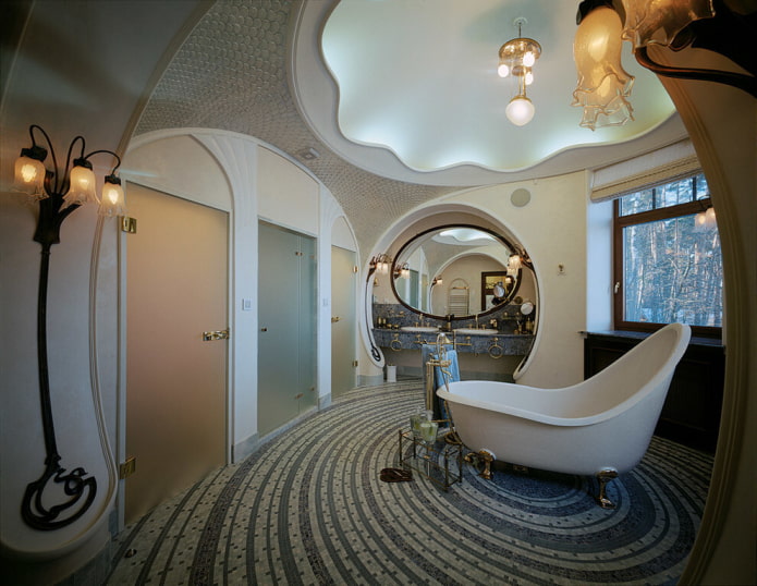 bathroom interior in modern style