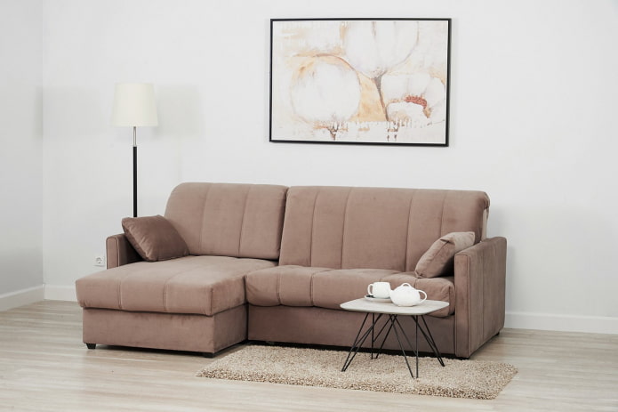 corner sofa with ottoman