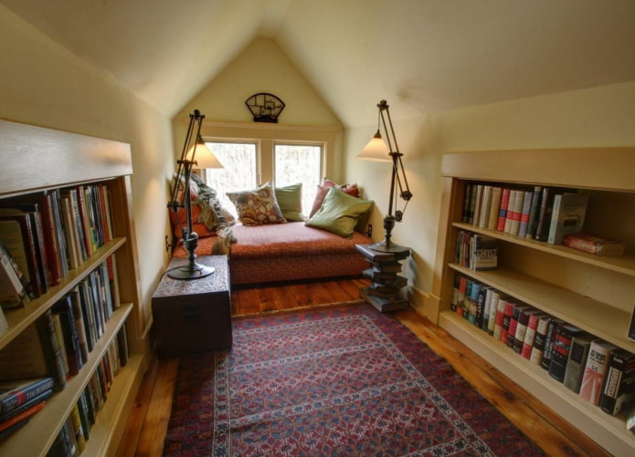 cozy reading place