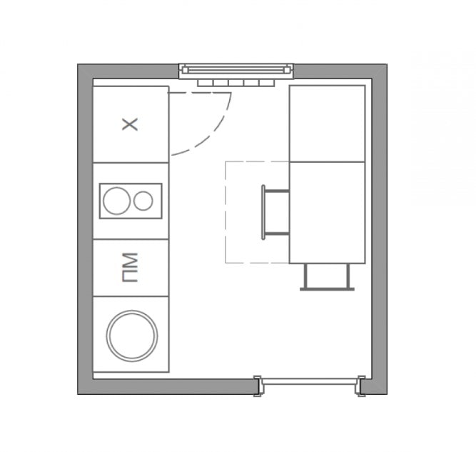 layout 4 square meters