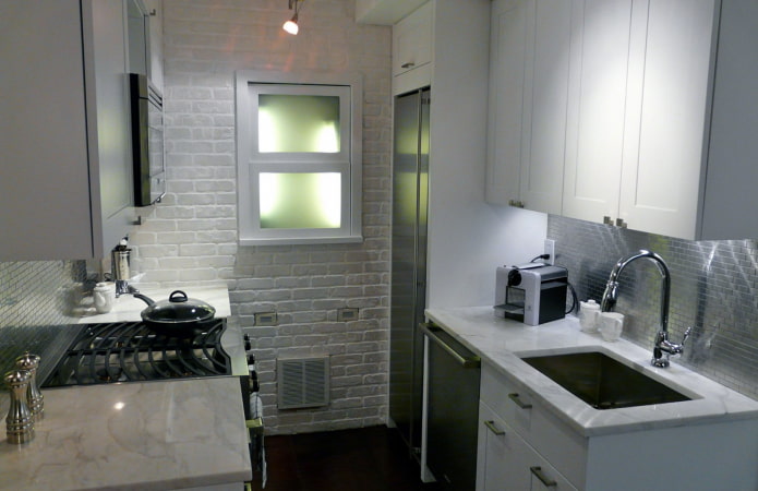 two-row kitchen small