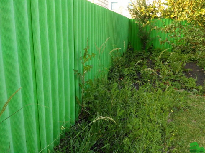 barevná břidlice pro plot