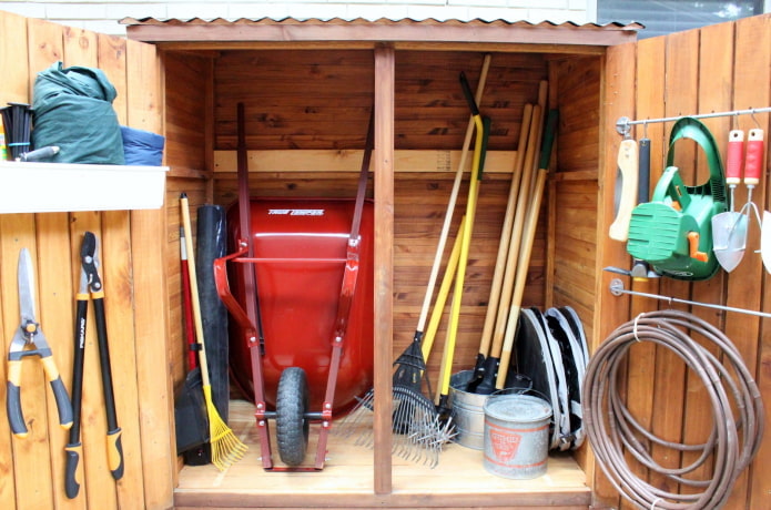Shed for garden tools