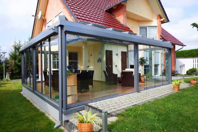 glass extension