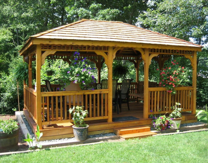 how to decorate a gazebo