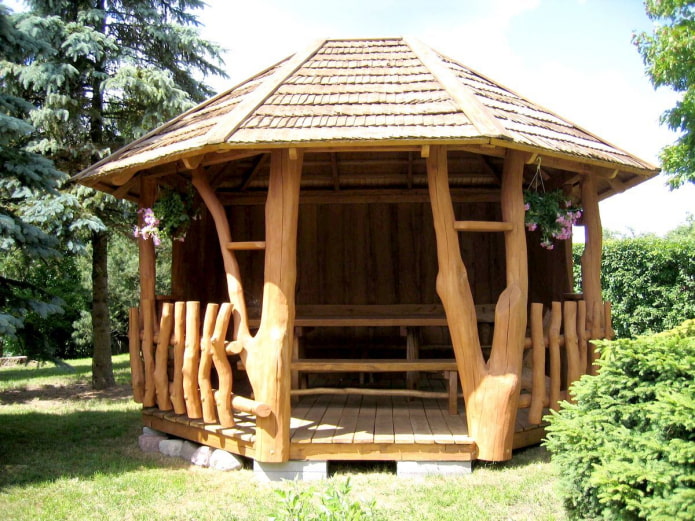 pavilon fából