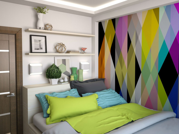 multicolored wallpapers and textiles