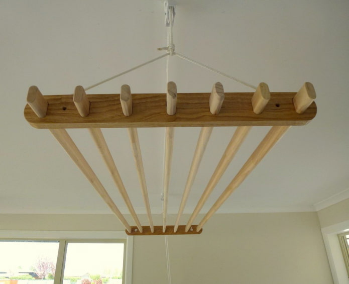 wood ceiling dryer