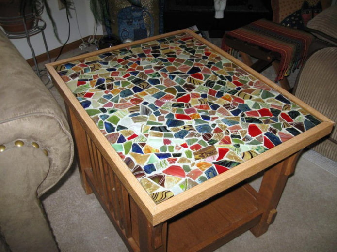 мозаик плоча стола