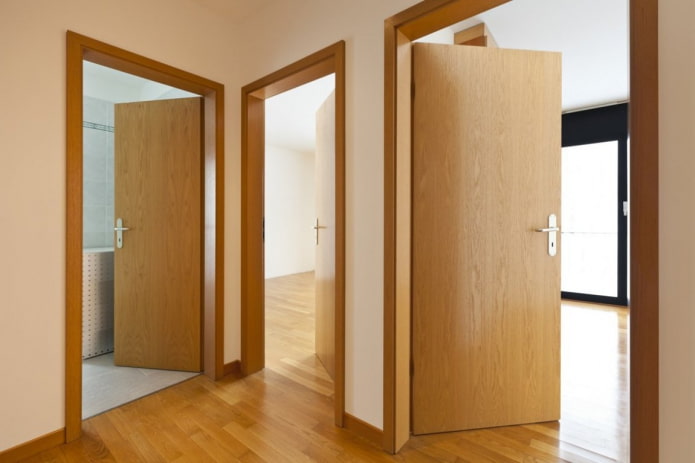 belső ajtók a lakásban