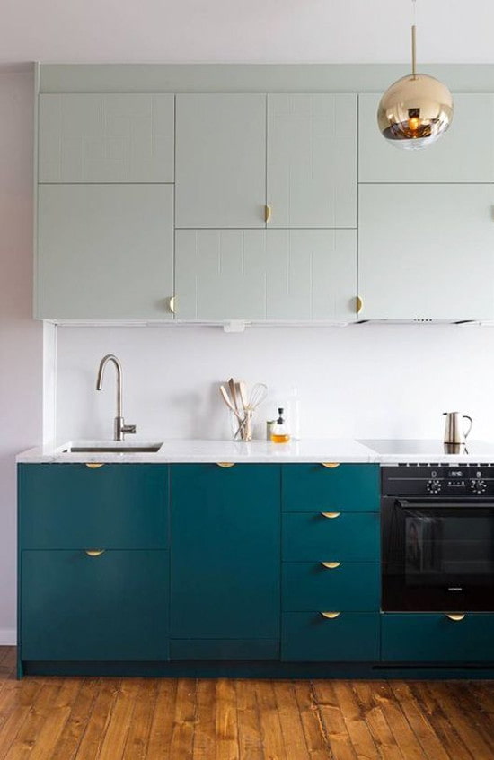kitchen mint with emerald