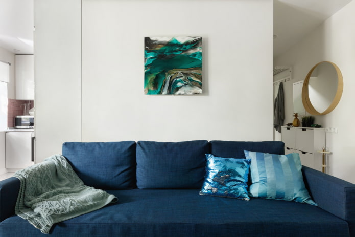 Sofa, interior painting