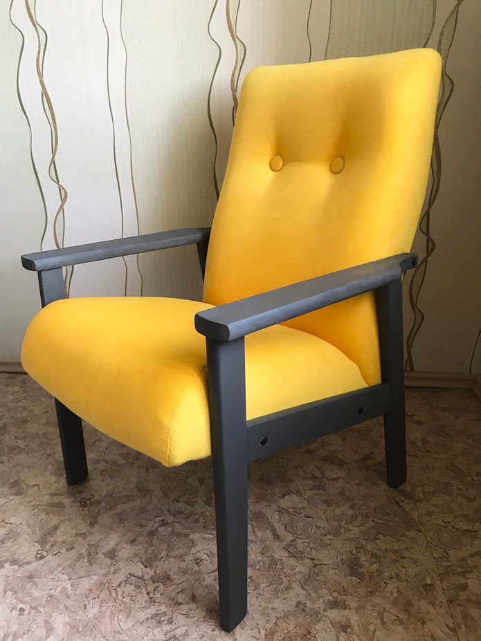 Armchair after alteration