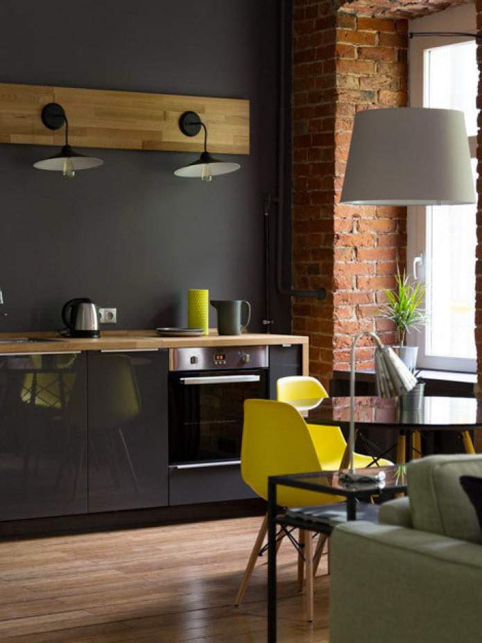 Wohnküche mit IKEA-Set
