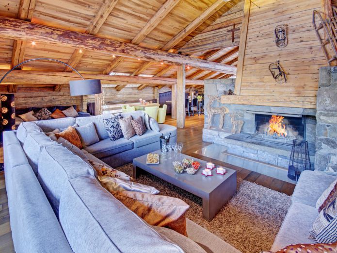 chalet style home decor