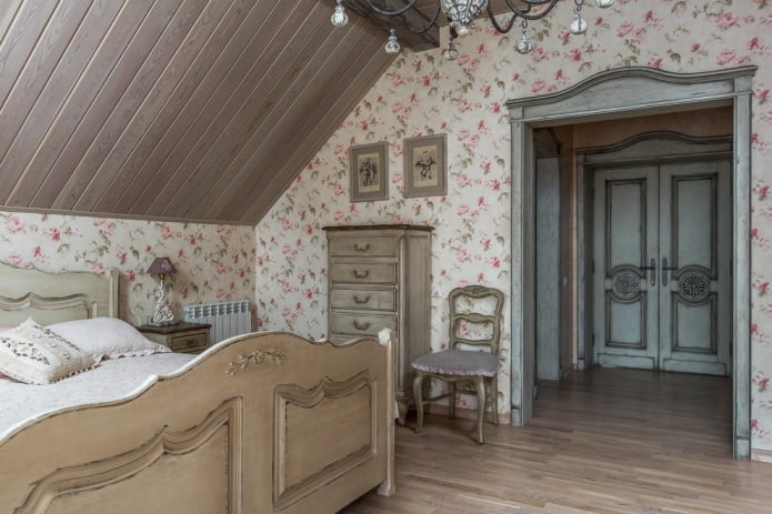 bedroom in provence style