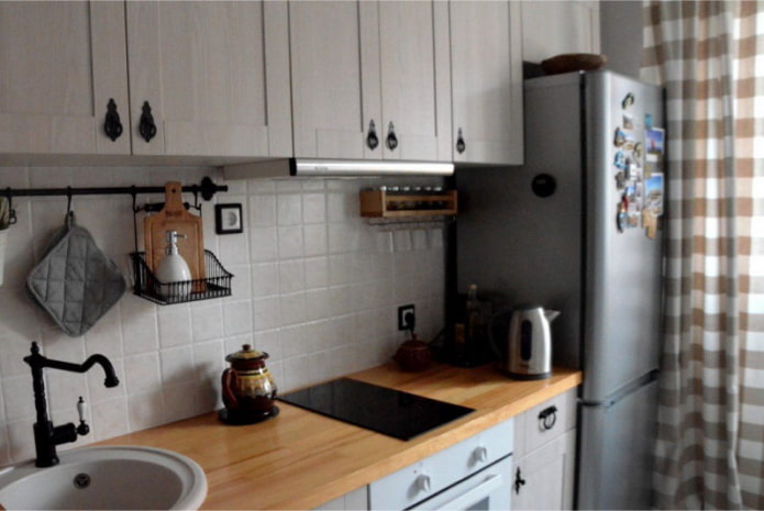 modulare Küche ohne Oberschränke