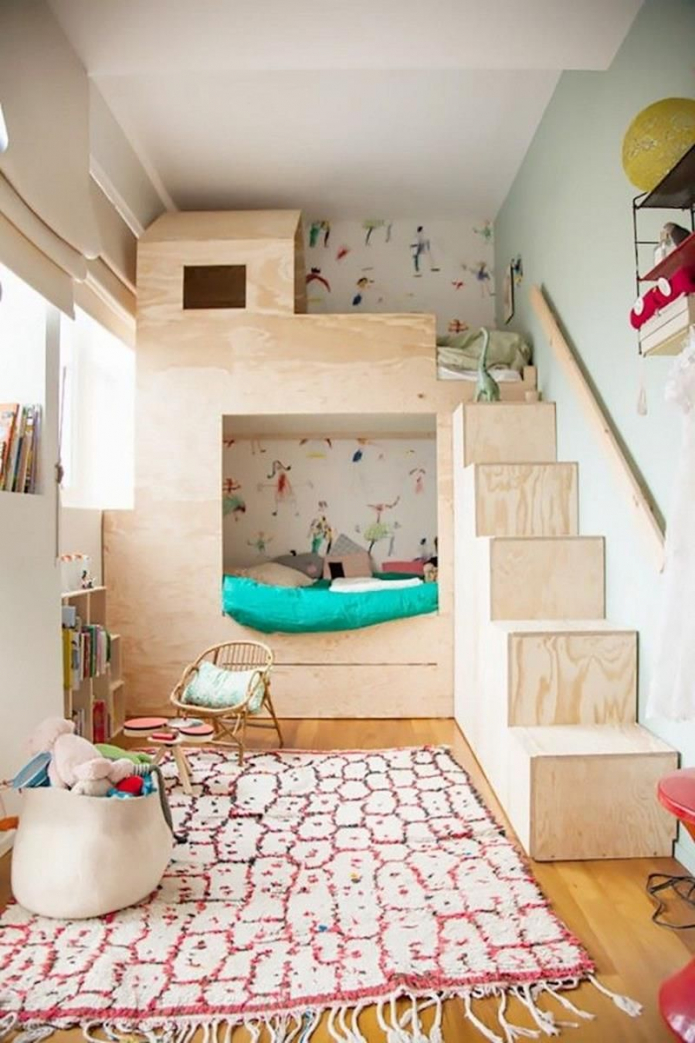 plywood bunk bed