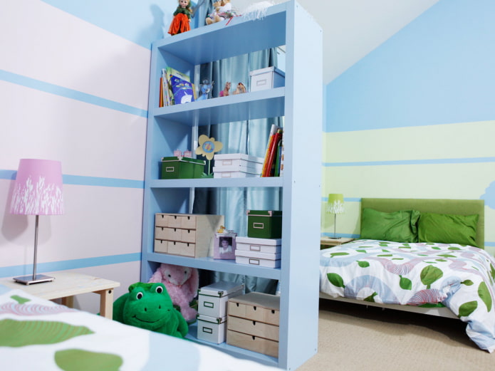separate the nursery in a single room