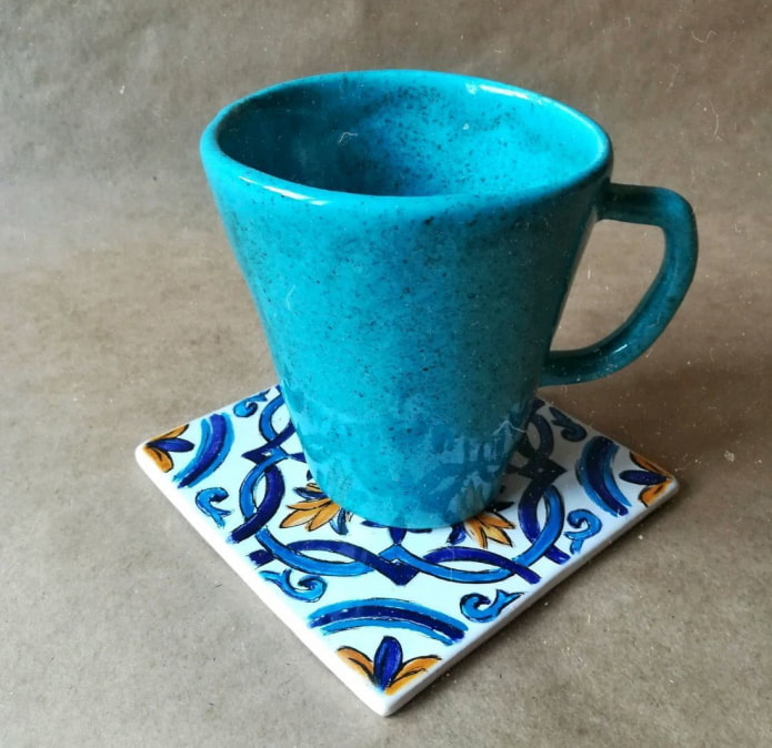 Painted cup holder