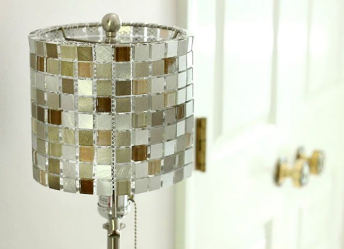 Mozaik lámpaernyő