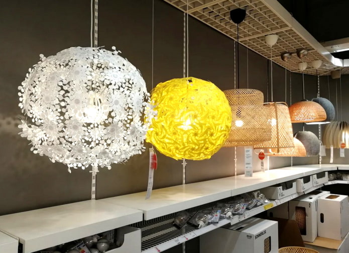 GRIMSOS és más IKEA lámpák