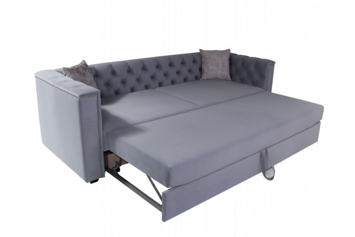 Dolphin sofa with carriage coupler