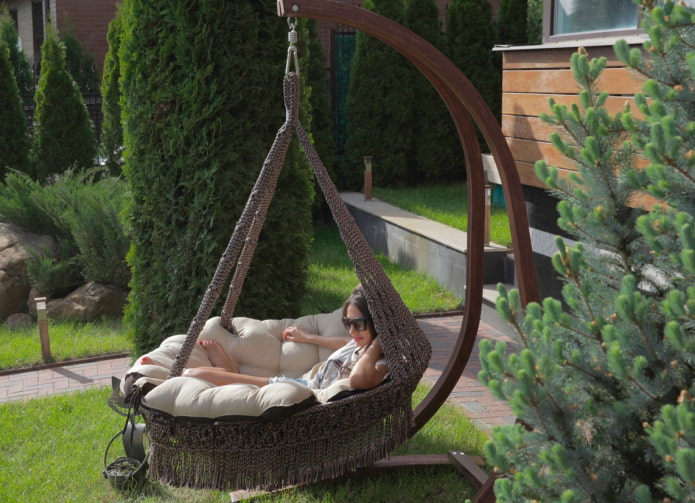 hammock chair on the site