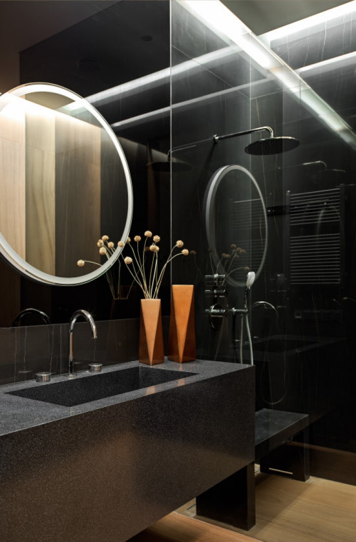 fürdőszoba tükör megvilágítása