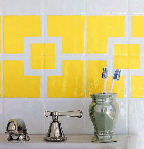 paint tiles by pattern
