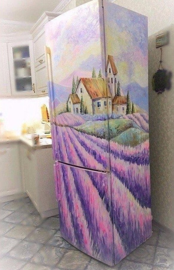 Kühlschrank Malerei