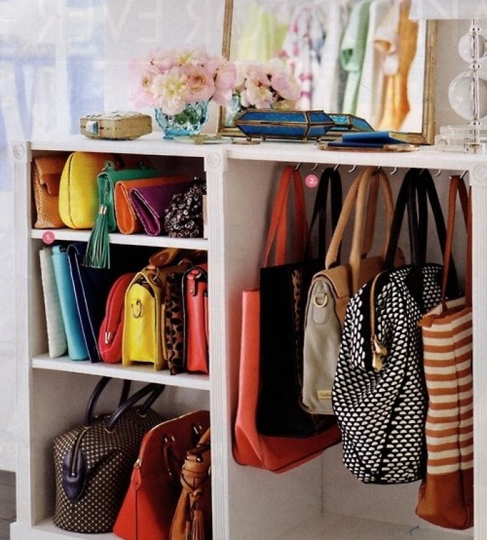 Shelf with hooks