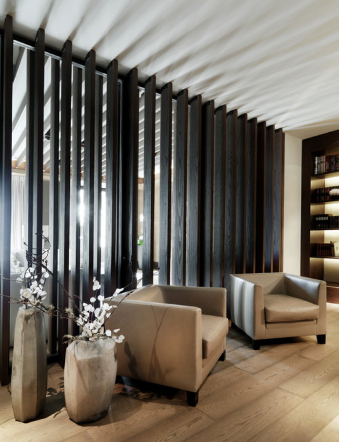 zoning with slats in the interior