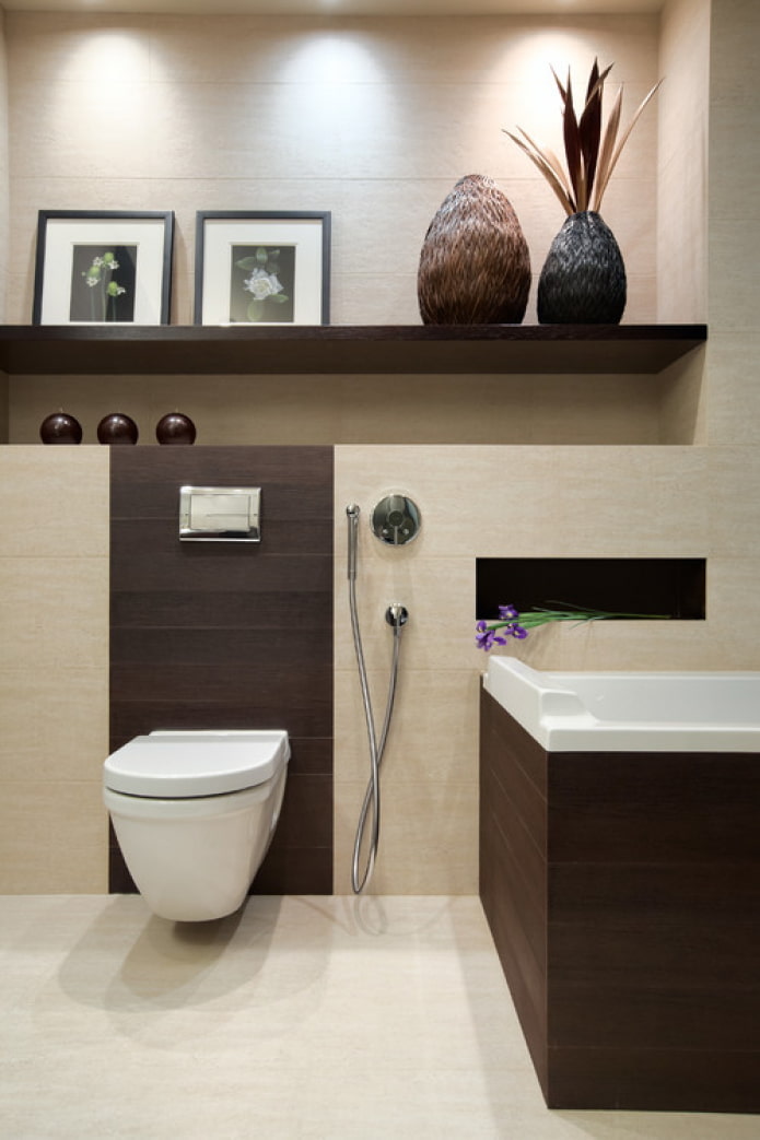 wenge in the bathroom
