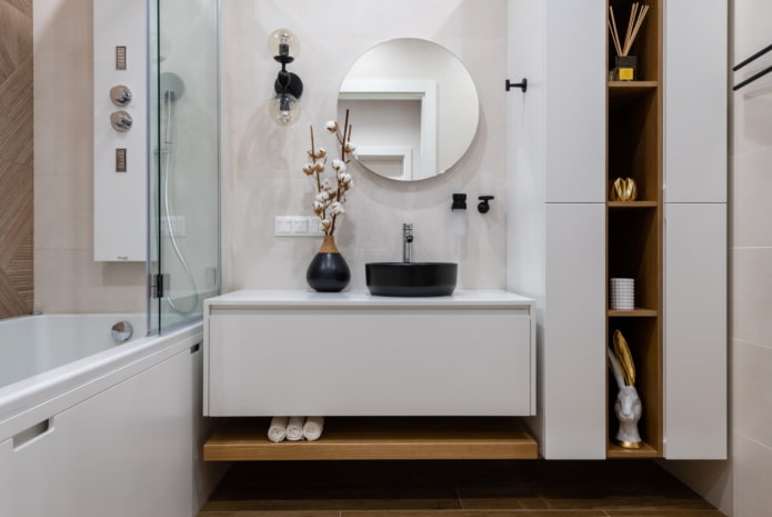 neoklasszikus fürdőszoba