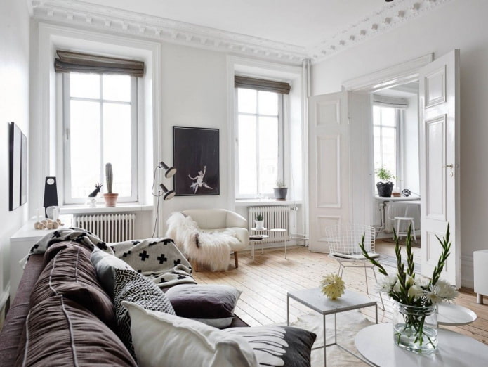 scandi style living room