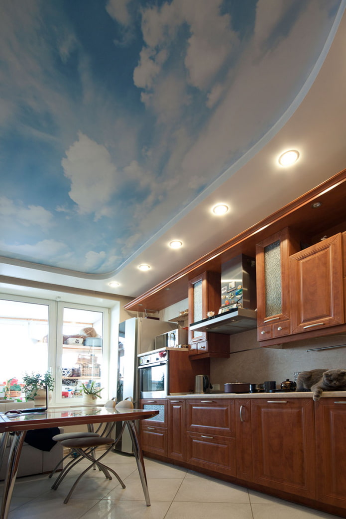 ceiling lighting in the kitchen