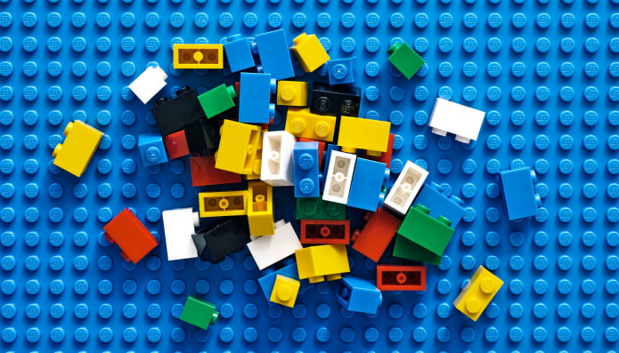Lego téglák