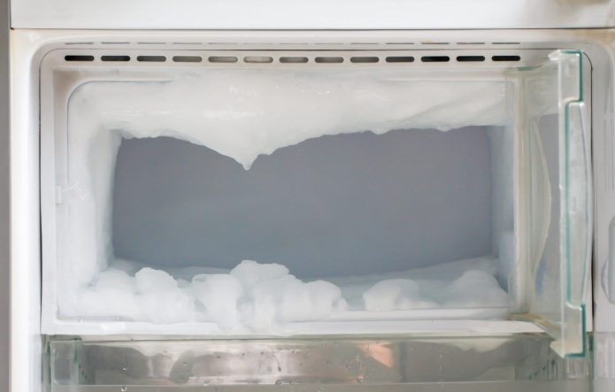 frost in the freezer