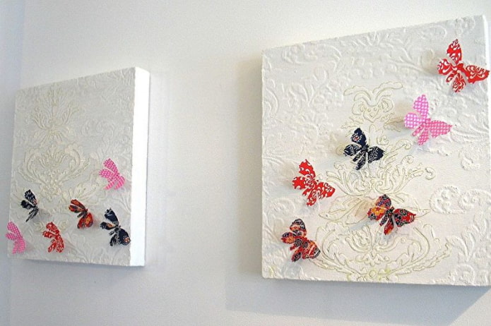 butterflies made of fabric