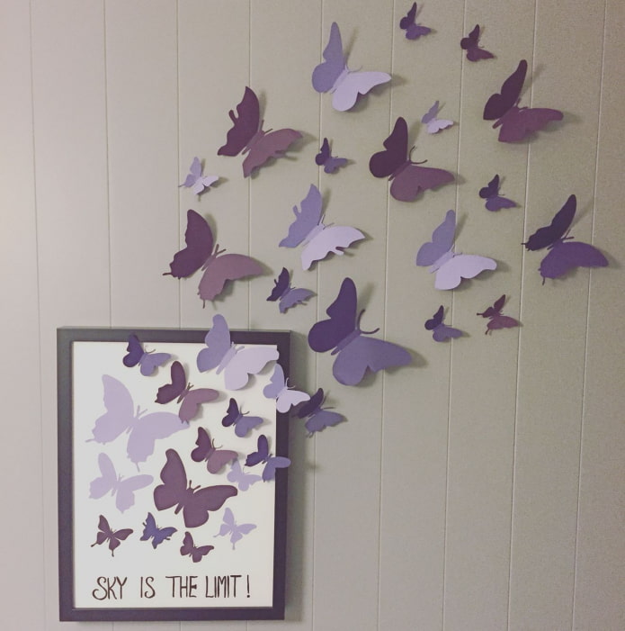 decor of butterflies