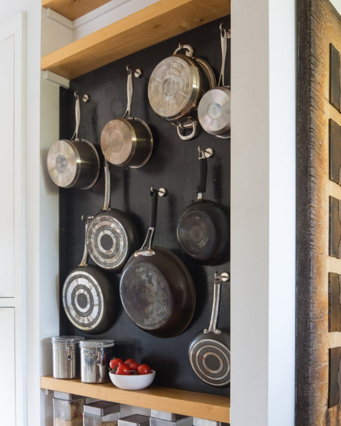 Pans on the wall