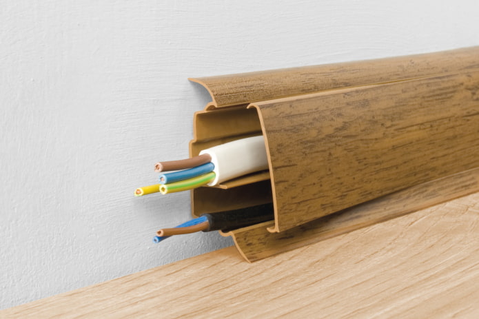 Skirting wires