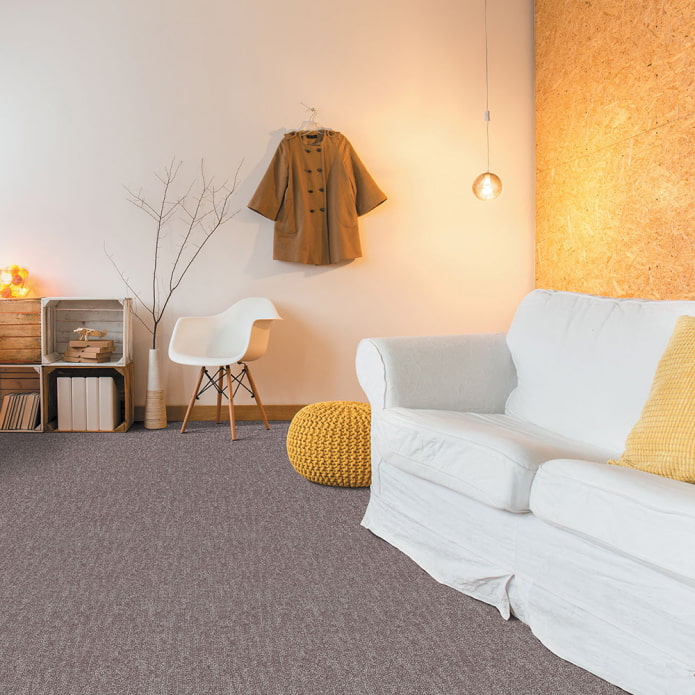beige carpet in the living room