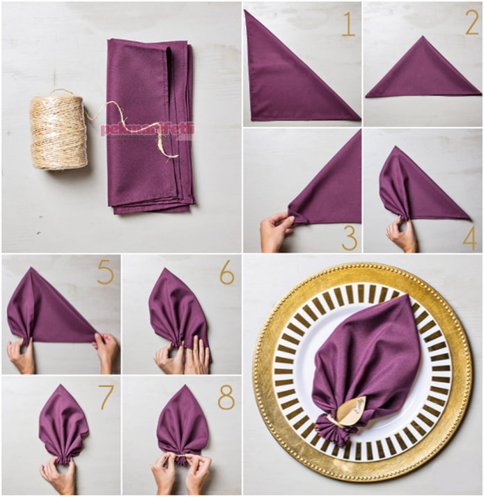 Decorative napkin sheet